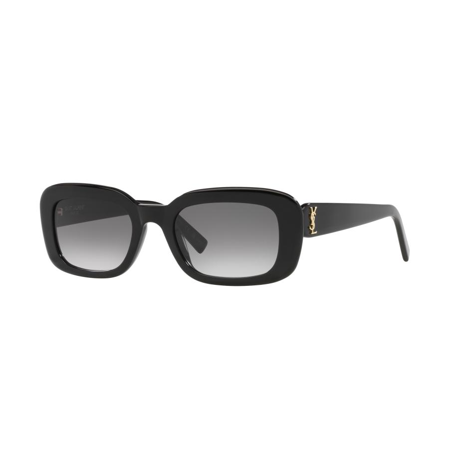 Saint Laurent Vrouwelijk Sunglass SL M130 - Framekleur: Zwart, Lenskleur: Grijs Grijs
