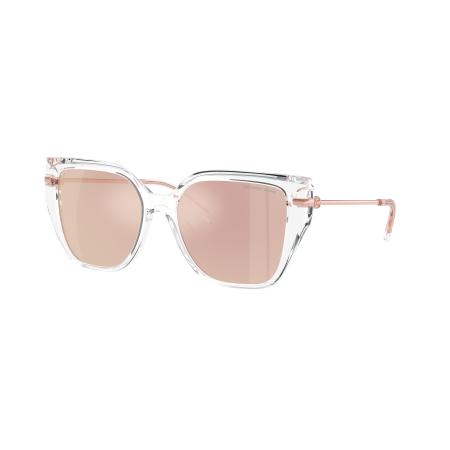 Michael Kors Vrouwelijk Sunglass MK2231U St. Barths - Framekleur: Helder, Lenskleur: Roségoud gespiegeld polar