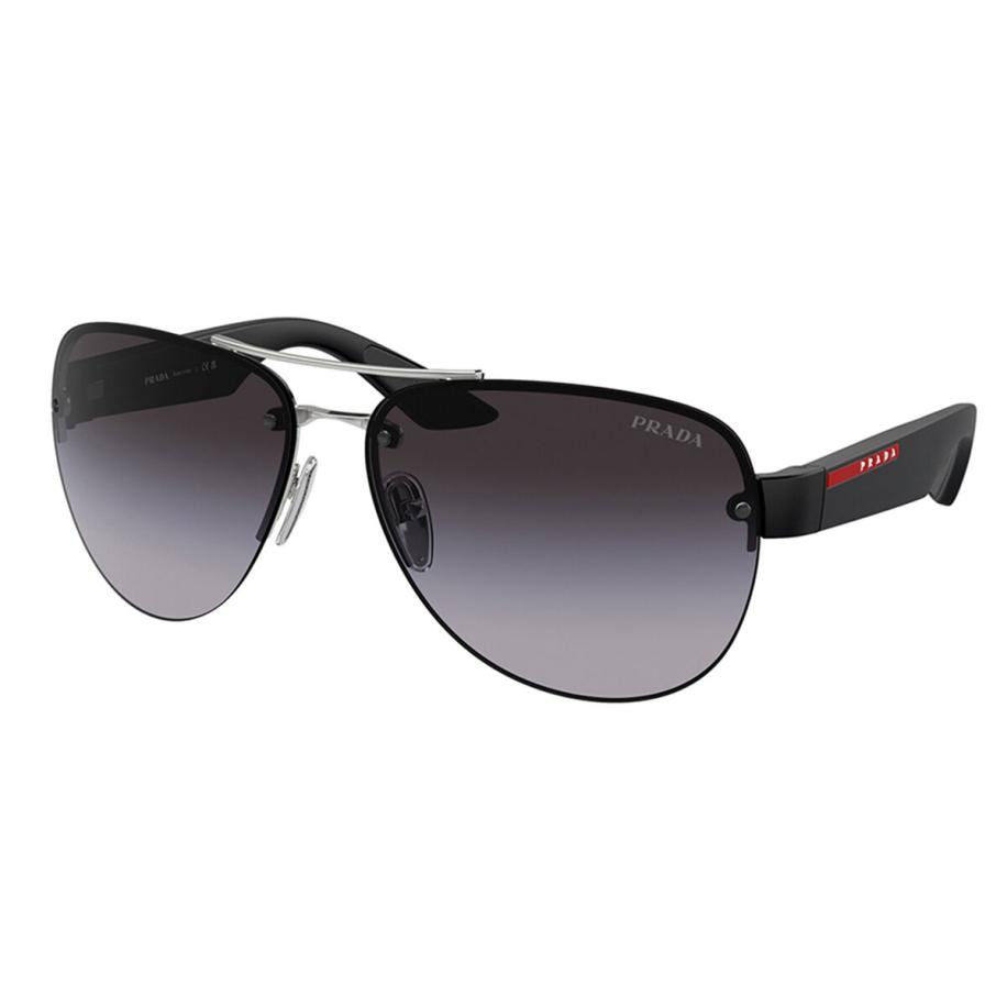 Prada Linea Rossa PS55YS 1BC09U Zilver Heren Zonnebril