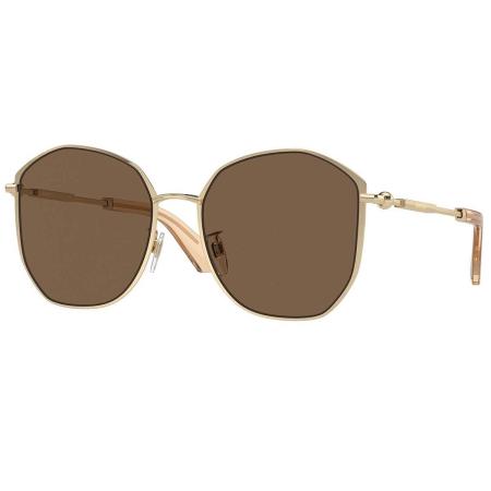 Burberry BE3153D Aziatische pasvorm 110973 Goud Dames Zonnebril