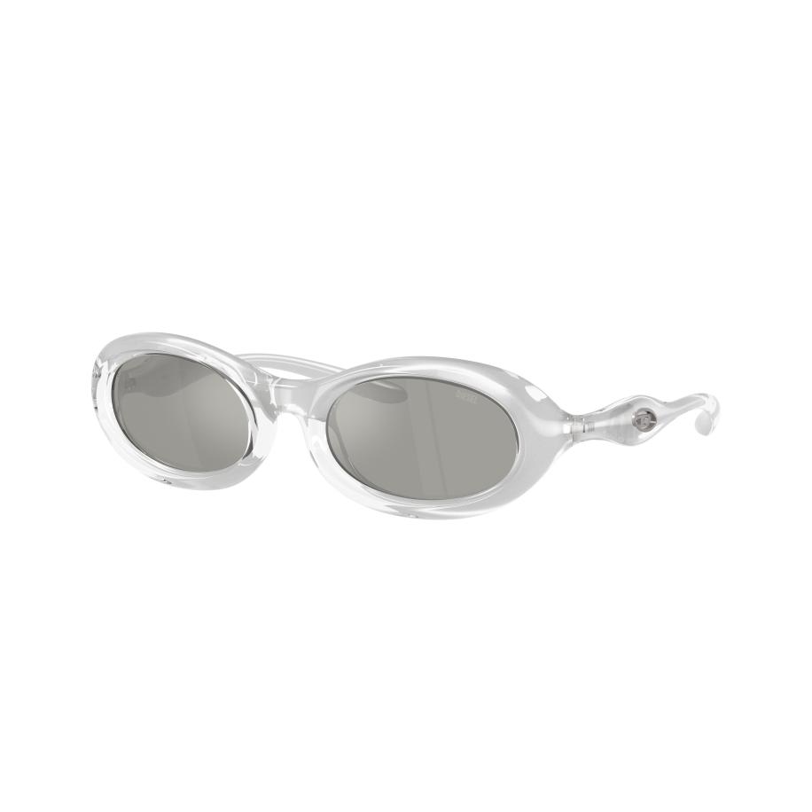 Diesel Unisex Sunglass DL3011U - Framekleur: Metallic Crystal, Lenskleur: Lichtgrijs gespiegeld zilver Multicolor