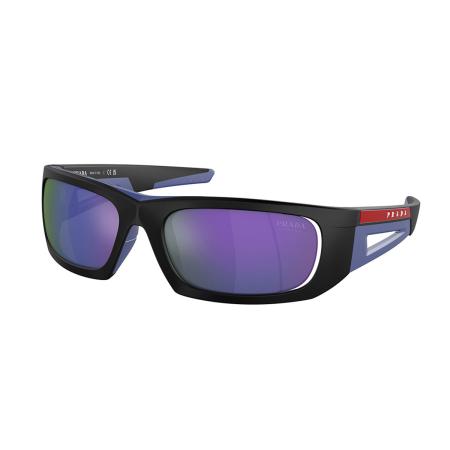 Prada Linea Rossa PS02YS 16G05U Blauw Heren Zonnebril