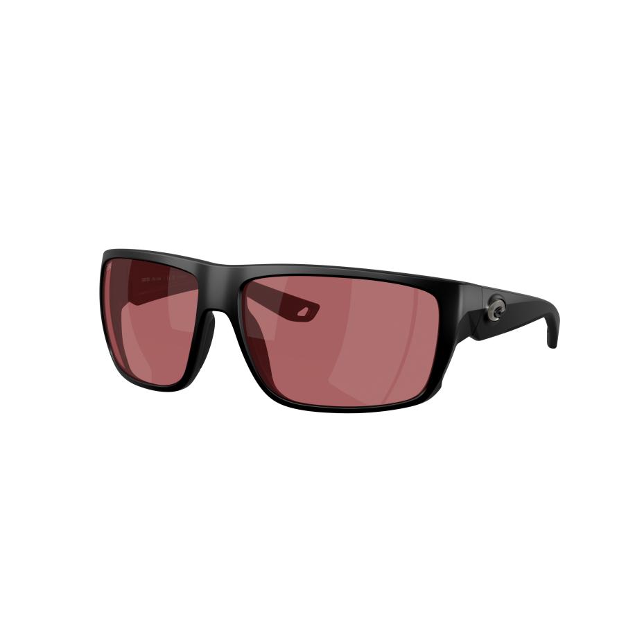 Costa Mannelijk Sunglass 6S9129 Fly Line - Framekleur: Matzwart, Lenskleur: Dieproze Multicolor