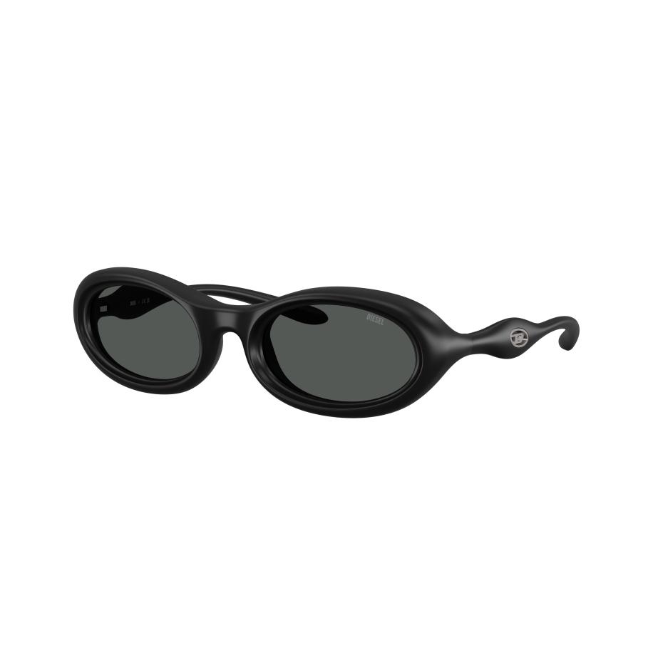 Diesel Unisex Sunglass DL3011U - Framekleur: Matzwart, Lenskleur: Donkergrijs Grijs