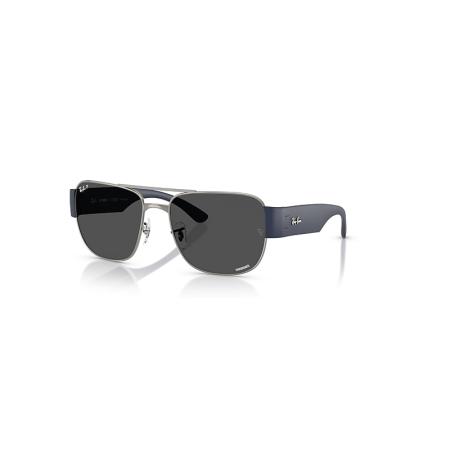 Ray-Ban Rb3756ch Chromance zonnebril Zand Donkerblauw montuur Grijs glazen Gepolariseerd 59-18