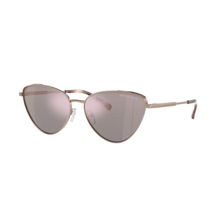 Michael Kors Vrouwelijk Sunglass MK1140 Cortez - Framekleur: Roségoud, Lenskleur: Roségoud gespiegeld