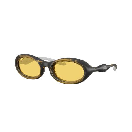 Diesel Unisex Sunglass DL3011U - Framekleur: Geel metallic, Lenskleur: Geel