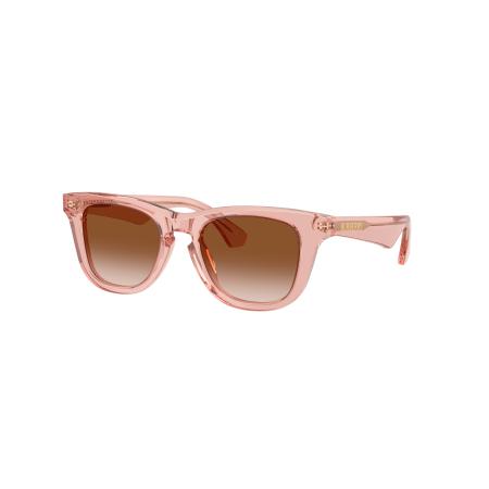 Burberry Unisex Sunglass JB4002 - Framekleur: Transparant Roze, Lenskleur: Bruin Gradiënt