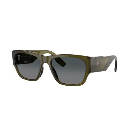 Costa Unisex Sunglass 6S9123 Suenos - Framekleur: Doorschijnende algen, Lenskleur: Grijs gradiënt