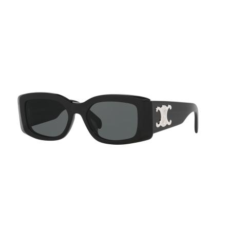 Celine Vrouwelijk Sunglass Triomphe Cl40282U - Framekleur: Zwart glanzend, Lenskleur: Grijs