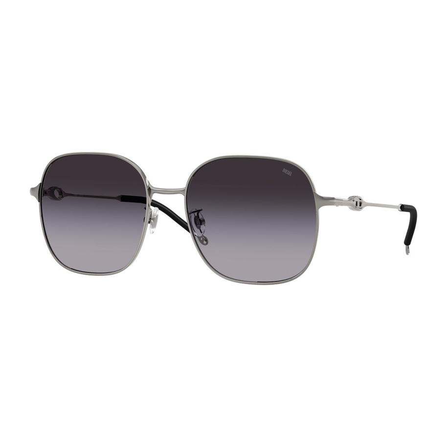 Diesel DL1010D Aziatische pasvorm 10038G Gunmetal Dames Zonnebril