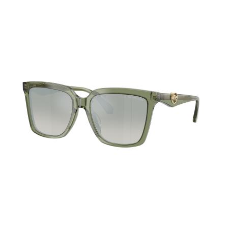 Michael Kors Vrouwelijk Sunglass MK2256U Menaggio - Framekleur: Transparant groen, Lenskleur: Groen Gradiënt Gespiegeld