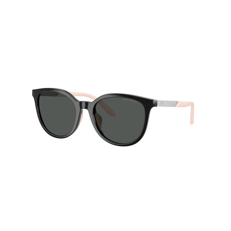 Emporio Armani Unisex Sunglass EK4007U - Framekleur: Glanzend zwart, Lenskleur: Donkergrijs Grijs