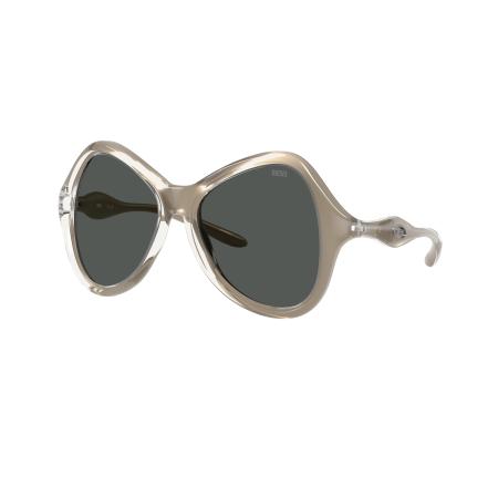 Diesel Unisex Sunglass DL3010U - Framekleur: Kristal/Lak, Lenskleur: Donkergrijs