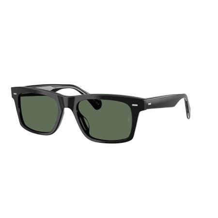 Oliver Peoples Mannelijk Sunglass OV5596SU R-16 - Framekleur: Zwart, Lenskleur: G-15 gepolariseerd
