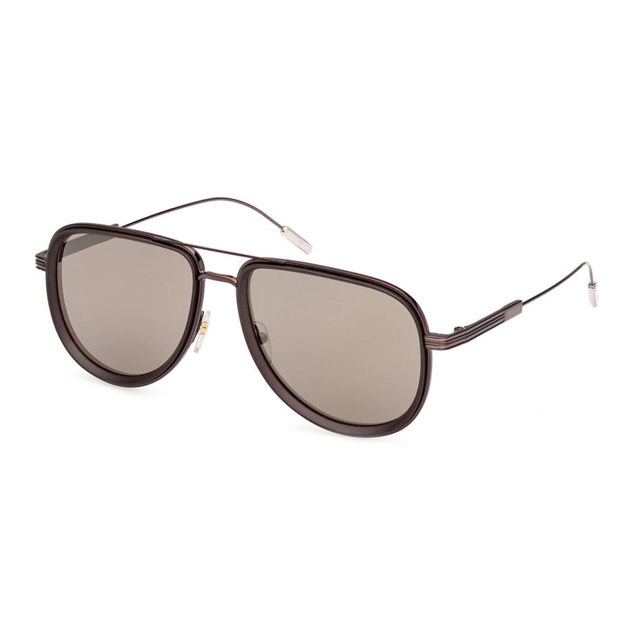 Zegna EZ0218 36G Bruin Heren Zonnebril
