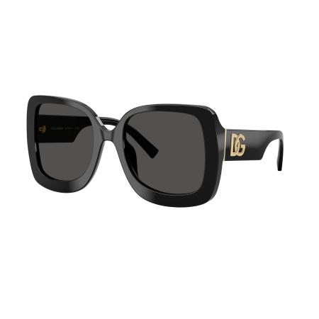 Dolce&Gabbana Vrouwelijk Sunglass DG4513 - Framekleur: Zwart, Lenskleur: Donkergrijs