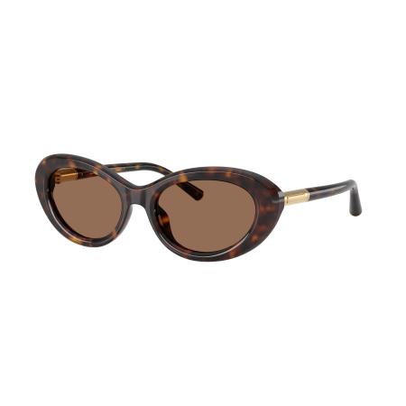 Dolce&Gabbana Vrouwelijk Sunglass DG4519 - Framekleur: Havana, Lenskleur: Donkerbruin