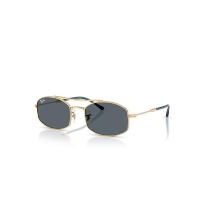 Ray-Ban Rb3719 zonnebril Arista Goud montuur Blauw glazen 54-20