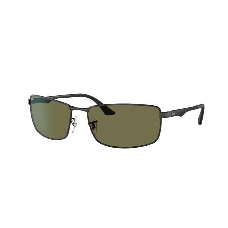 Ray-Ban Mannelijk Sunglass RB3498 - Framekleur: Zwart, Lenskleur: G-15 Groen