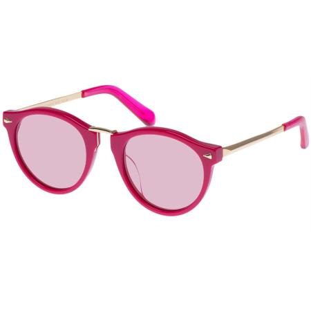 Karen Walker Helter Skelter Aziatische pasvorm KAS2349747 Roze Heren Zonnebril