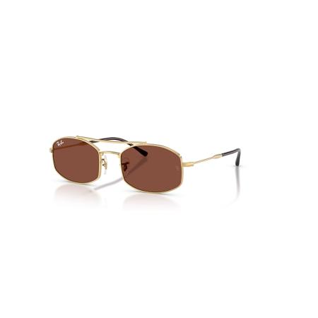 Ray-Ban Rb3719 zonnebril Arista Goud montuur Rood glazen 54-20