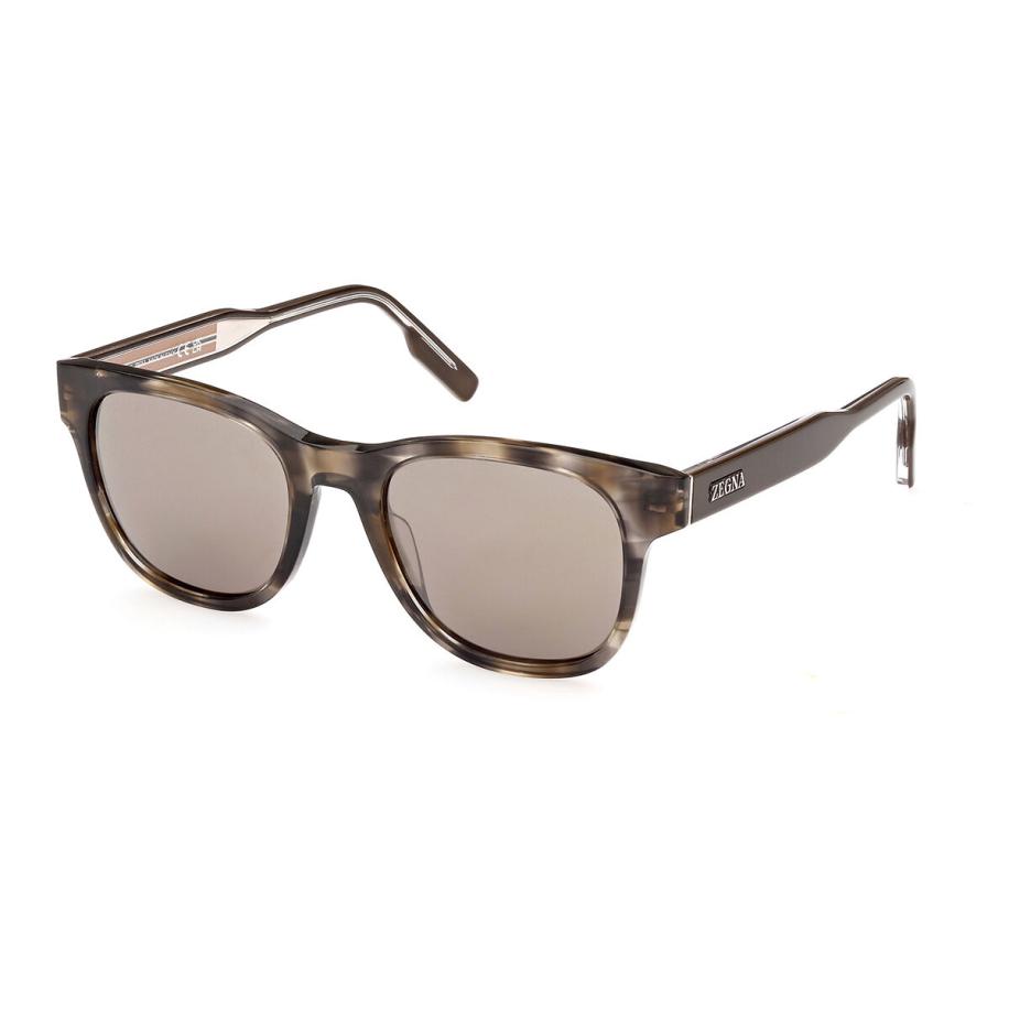 Zegna EZ0222 20J Bruin Heren Zonnebril