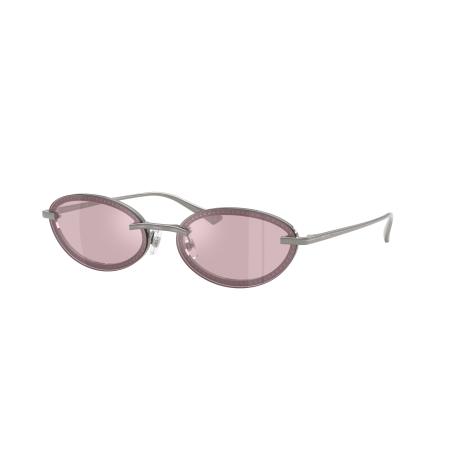 Jimmy Choo Vrouwelijk Sunglass JC4020B - Framekleur: Staalgrijs, Lenskleur: Violet gespiegeld flash zilver