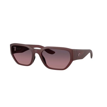 Costa Unisex Sunglass 6S9125 Clemente - Framekleur: Mat stormachtig sunset, Lenskleur: Rosé gradiënt