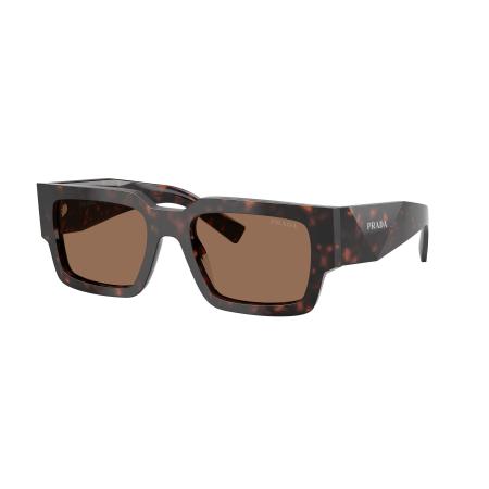 Prada Mannelijk Sunglass PR B17S - Framekleur: Wortel schildpad, Lenskleur: Donkerbruin