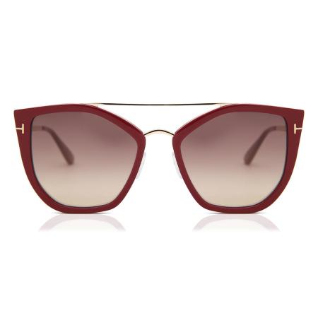 Tom Ford FT0648 DAHLIA-02 75G Bordeaux Dames Zonnebril