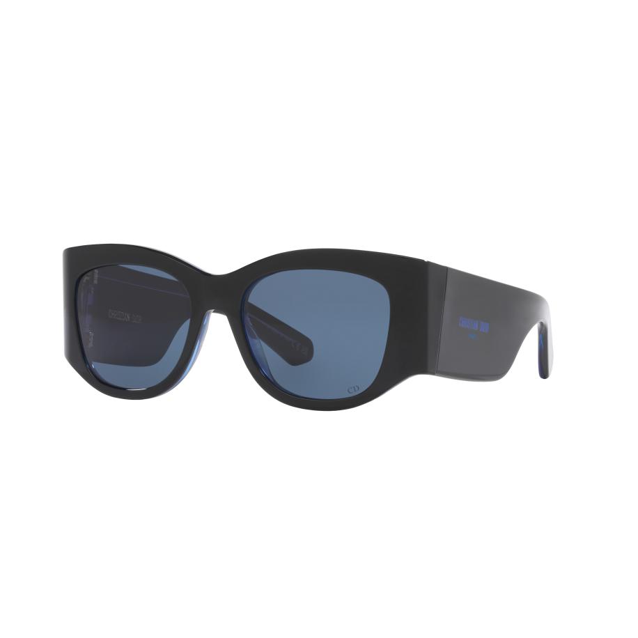 DIOR Vrouwelijk Sunglass Diornuit S1I Cd40168I - Framekleur: Zwart, Lenskleur: Blauw Blauw