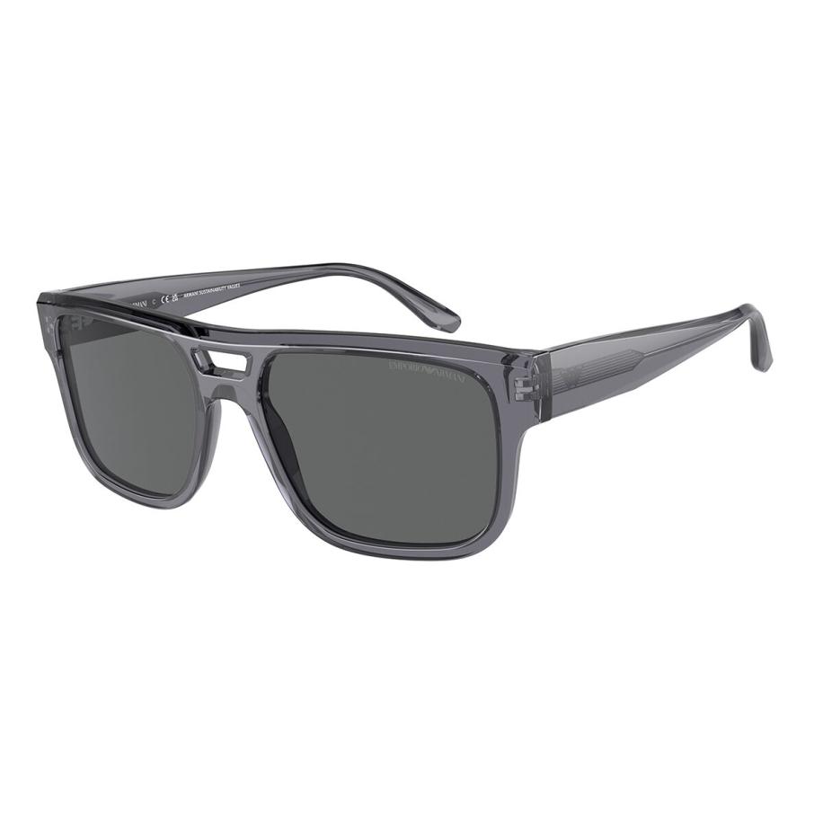 Emporio Armani EA4197 502987 Grijs Heren Zonnebril