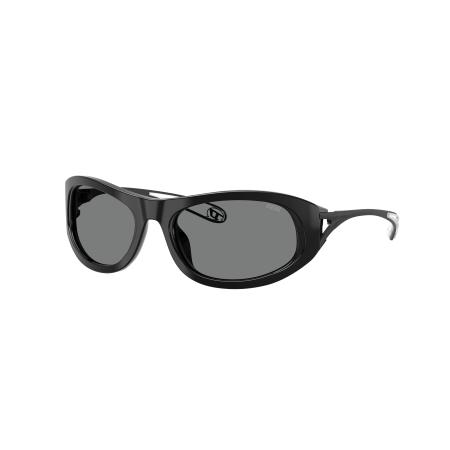 Diesel Unisex Sunglass DL2007U - Framekleur: Zwart, Lenskleur: Donkergrijs