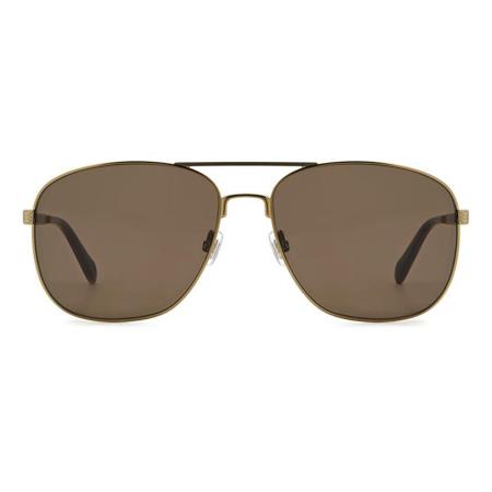 Fossil FOS 2143/G/S Aziatische pasvorm OUN/70 Goud Heren Zonnebril