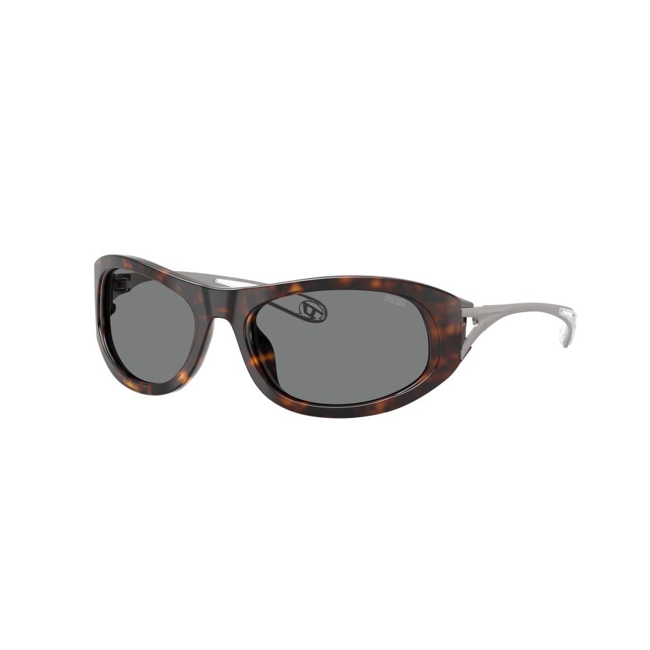 Diesel Unisex Sunglass DL2007U - Framekleur: Havana, Lenskleur: Donkergrijs Grijs