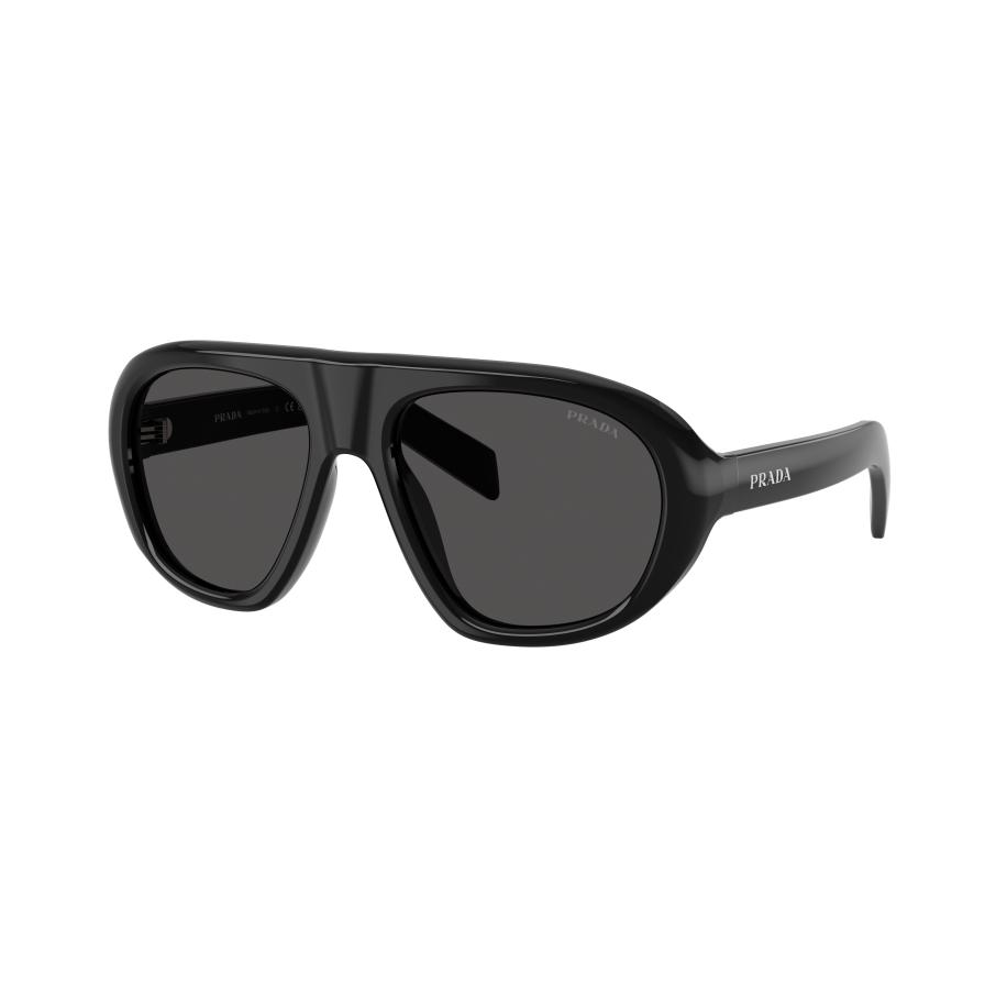 Prada Vrouwelijk Sunglass PR C05S - Framekleur: Zwart, Lenskleur: Donkergrijs Grijs