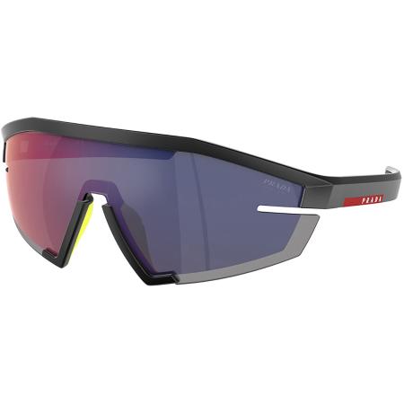 Prada Linea Rossa PS03ZS 1BO10A Zwart Heren Zonnebril