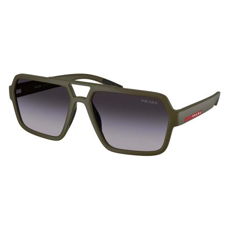 Prada Linea Rossa PS A06S 15X09U Groen Heren Zonnebril