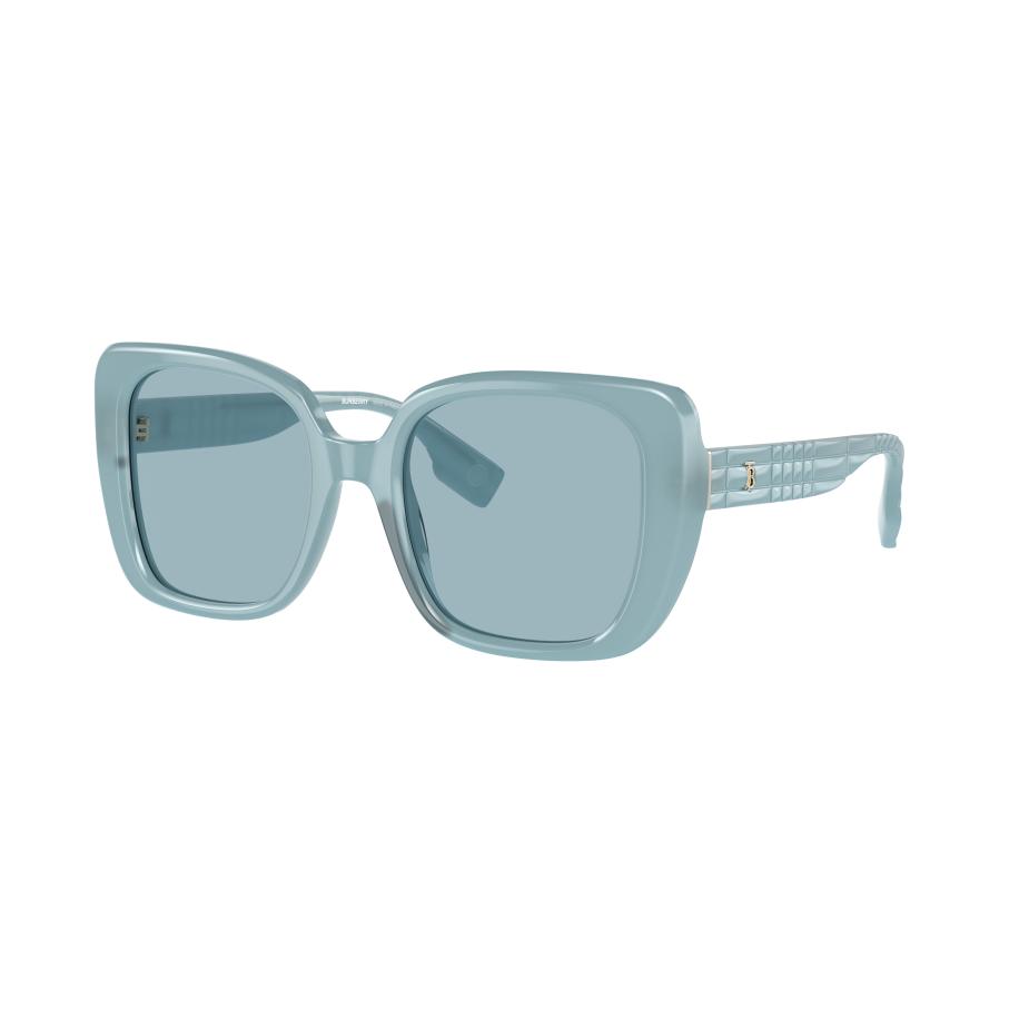 Burberry Vrouwelijk Sunglass BE4371 Helena - Framekleur: Azuurblauw, Lenskleur: Blauw Blauw