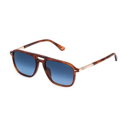 Police SPLR78 NEW CROSSROADS 7 0807 Tortoiseshell Heren Zonnebril