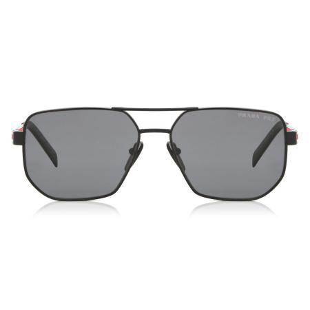 Prada Linea Rossa PS51ZS Polarized 1BO02G Zwart Heren Zonnebril