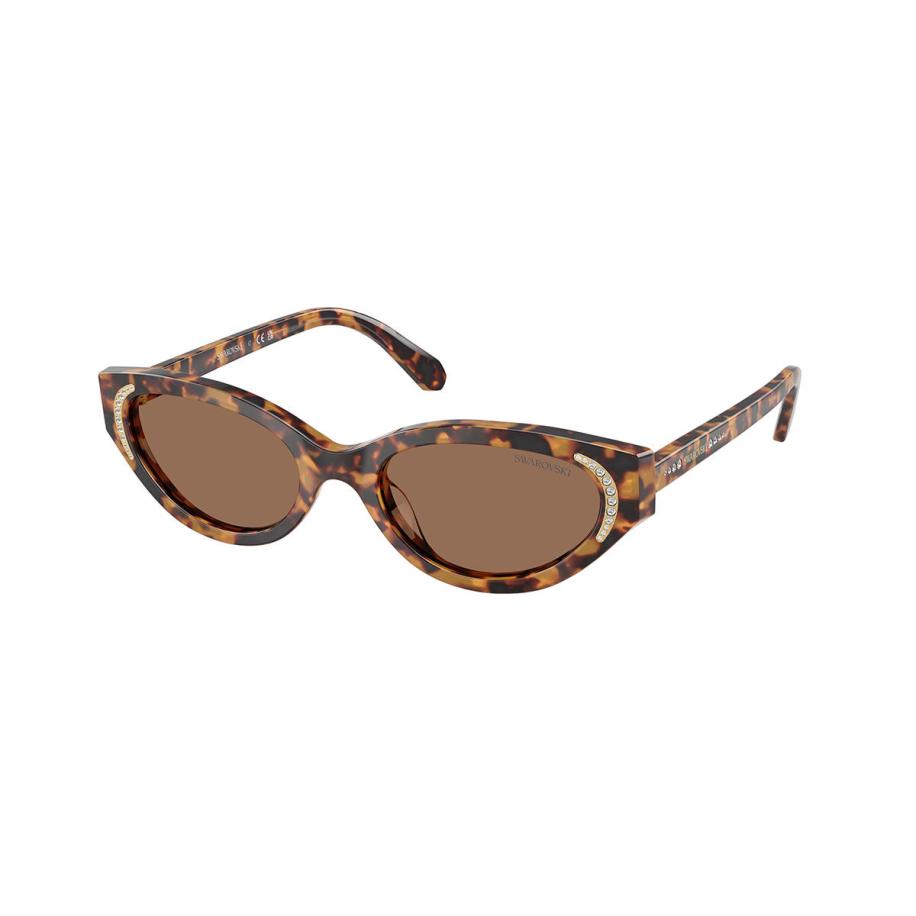 Swarovski SK6030F Aziatische pasvorm 104073 Tortoiseshell Dames Zonnebril