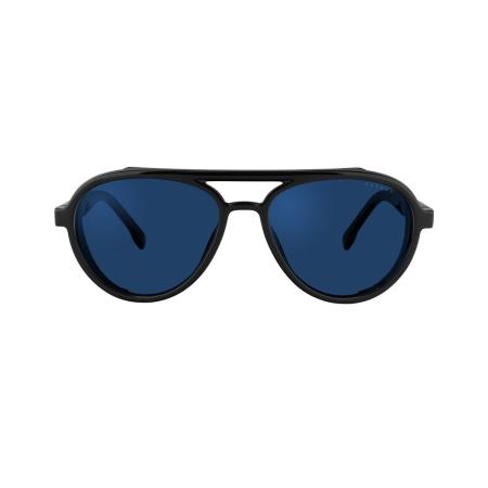 Gunnar TALLAC Blauw-Light Block TAL-00111 Zwart Heren Zonnebril