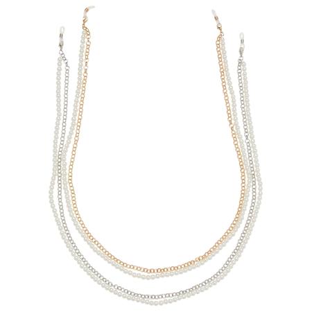 Urban Classics Urban Classics Zonnebril Pearl layering Chain goud