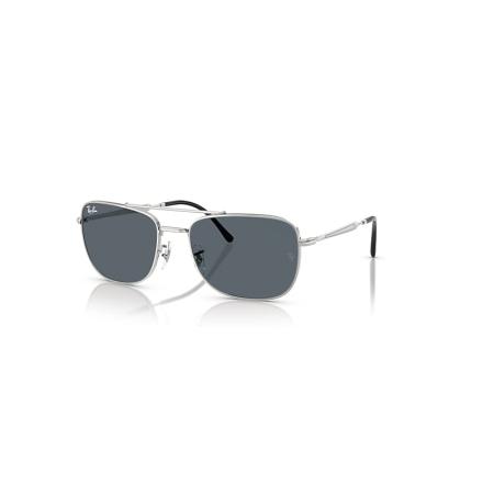 Ray-Ban Rb3755 zonnebril Zilver montuur Blauw glazen 59-19