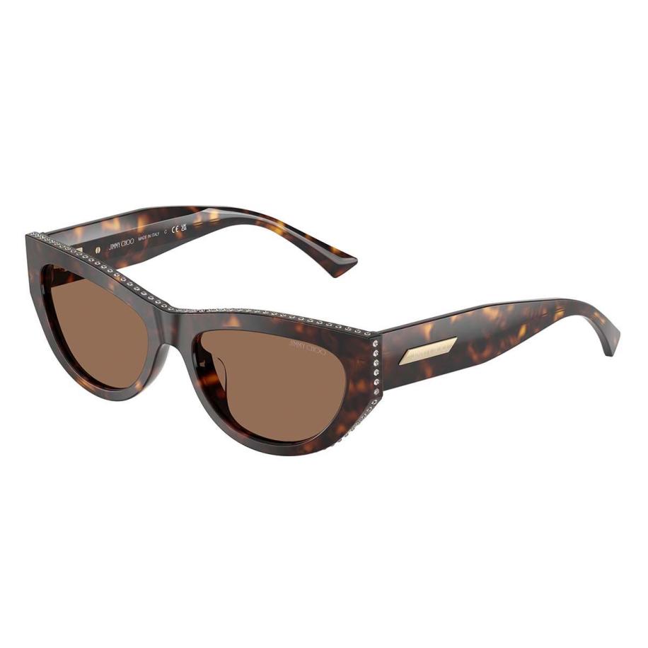 Jimmy Choo JC5034BU 500273 Tortoiseshell Dames Zonnebril