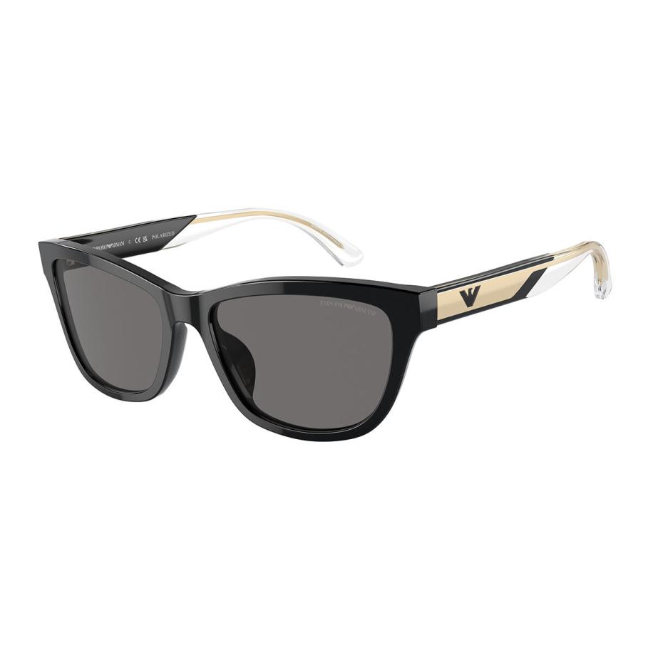 Emporio Armani EA4227U Polarized 501787 Zwart Dames Zonnebril