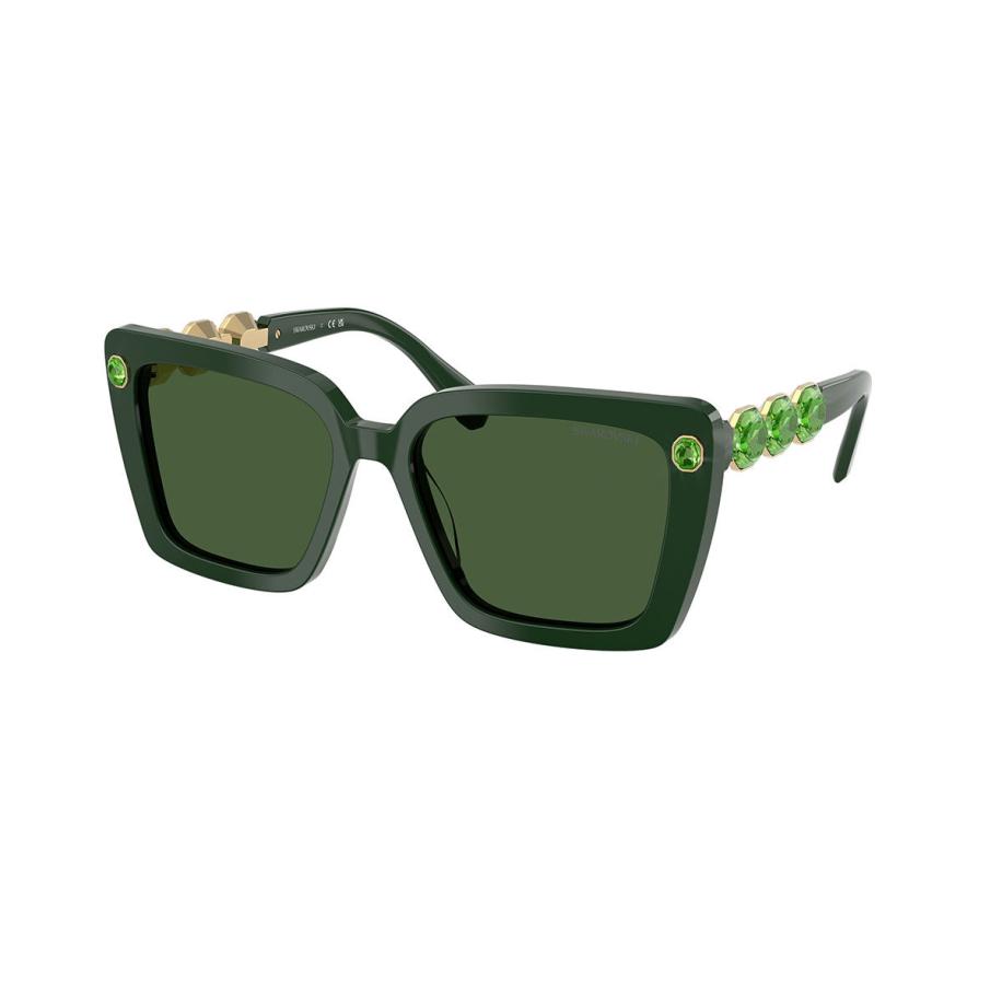 Swarovski SK6032F Aziatische pasvorm 102671 Groen Dames Zonnebril