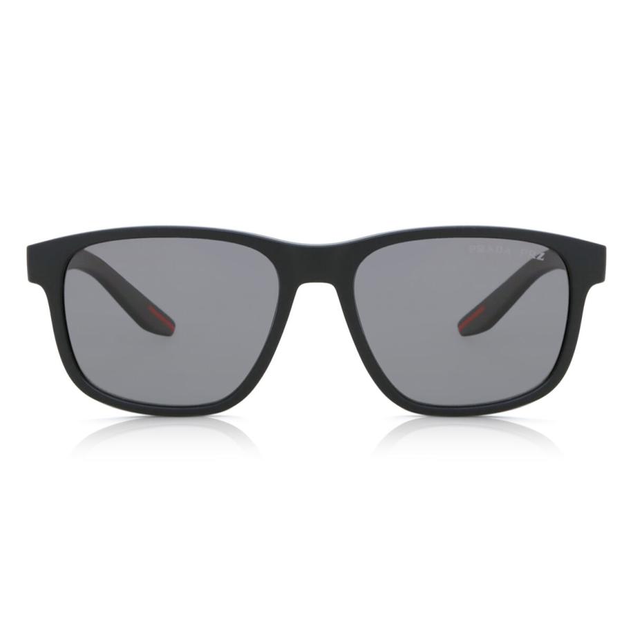 Prada Linea Rossa PS06YS Polarized DG002G Zwart Heren Zonnebril